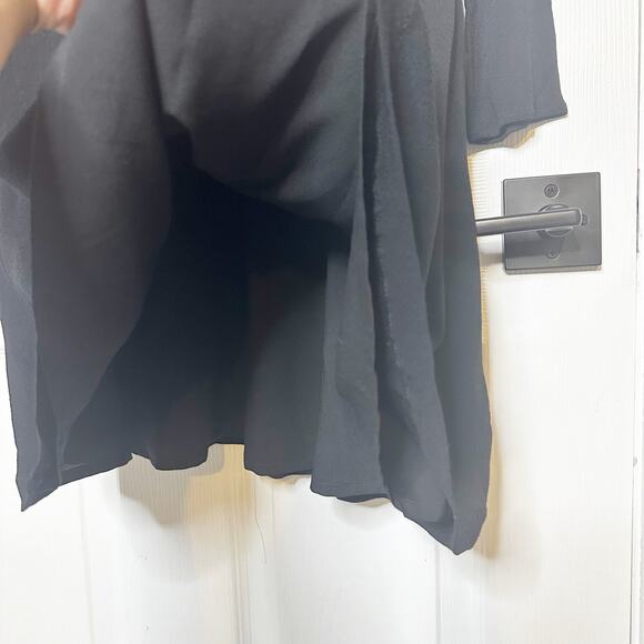 Sandro Rage Tie Neck Long Sleeve Crepe Dress Size 3/US Large - Picture 5 of 9